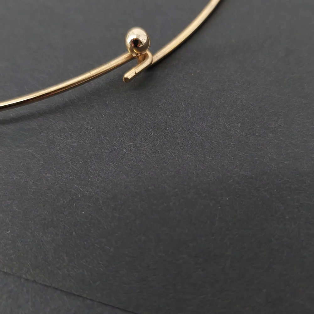 Vintage Sarah Coventry Gold Tone Teardrop Choker Necklace